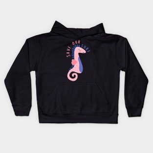 Seahorse Save Our Surf Kids Hoodie